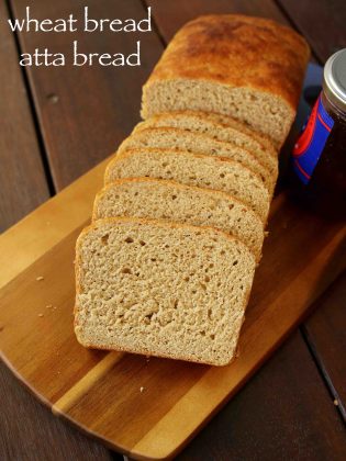 wheat bread recipe | whole wheat bread | wholemeal bread or atta bread